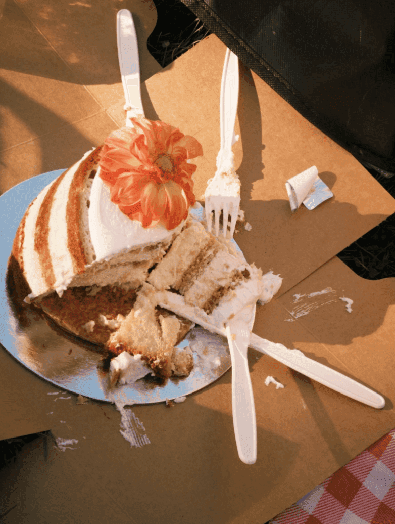 cake at a party
